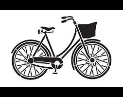 Bicicleta Vintage Arte Stencil Seleccione Tamano Por Studior12 Mit Bildern Schablonen Stencil Vorlagen Abbildungen