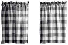 Whether you are looking for valances, panel curtains, tiers, prairie or swag curtains, we work with several supplier to give you a large selection at great prices! Farmhouse Living Buffalo Check Kitchen Farmhouse Valances By Elrene Home Fashions Houzz