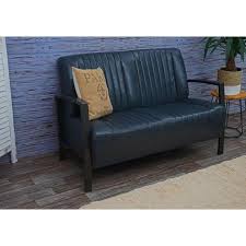 Sofas & couches online | ecksofas, schlafsofas, wohnlandschaften & mehr. 2er Sofa Hwc H10 Couch Zweisitzer Metall Kunstleder Industrie Design Vintage Grau