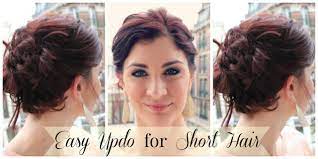 87 cute short hairstyles — and how to pull them off. Easy Updo For Short Hair Youtube