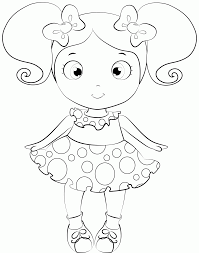 Free printable baby doll coloring pages. Baby Doll Coloring Pages Novocom Top