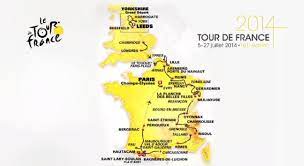 Tour de france 2014 map. Le Parcours Du Tour De France 2014 La Carte