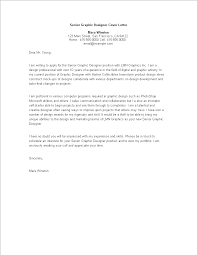 Start editing this graphic designer cover letter sample with our online cover letter builder. Senior Graphic Designer Cover Letter Templates At Allbusinesstemplates Com
