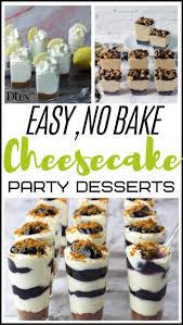 Instead, i call it having people over, and just doing that immediately lowers my blood pressure. Easy No Bake Cheesecake Dessert Ideas Party Dessert Recipes Party Food Dessert Dessert Recipes Easy Desserts