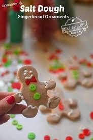 Gingerbread Cinnamon Salt Dough Ornament Recipe Kid Friendly Thing To Do Recipe In 2021 Food Ornaments Gingerbread Ornaments Recipe Gingerbread