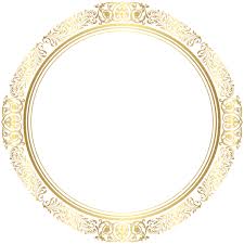Gold Round Border Frame Transparent Image Round Border Clip Art Borders Jewellery Advertising