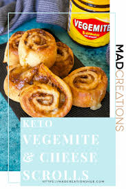 keto vegemite and cheese scrolls mad