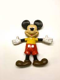 The figurine you have is so hard to find and many people are looking for this. Vintage Rubber Mickey Mouse Toy Bendable Toy Figurine Made In Hong Kong For Disney Mickey Mouse Toys Mickey Mouse Figurines Mouse Toy