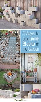 This is a great way to add an inexpensive wall planter feature to your backyard. 5 Ways To Use Cinder Blocks In The Garden The Garden Glove