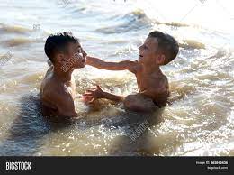 We have now placed twitpic in an archived state. Boys Swimming Sea Azov Image Photo Free Trial Bigstock