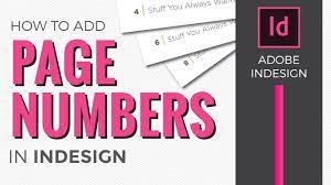 I put the numbers on the bottom outside corners of each page. Page Numbers In Indesign Cc How To Add Using Master Pages Youtube