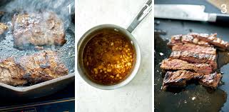 Working in batches if necessary, lay the skirt steak skewers on the hot grill grates, perpendicular to the grates. Quick Easy Steak Taco Recipe Proportional Plate