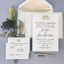 New Orleans Fleur De Lis Gold Engraved Calligraphy Wedding Invitation Wedding Invitations Calligraphy Wedding Invitation Invitations