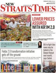 Authoritative source for malaysia latest news on politics, business, sports, world and entertainment. Get Your Digital Copy Of The News Straits Times 5 February 2018 Issue