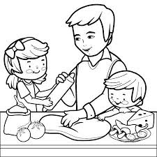 La familia en sociedad de seguro estabas buscando imágenes de la familia para descargar y colorear, quizás a tus niños en la escuela le estén pidiendo estas lindas imágenes de dibujos de familia, pues aquí tienes varios diseños bonitos que las puedes descargar e imprimir y seguido darles el color. Familia Cocinando Vectores Ilustraciones Y Graficos 123rf