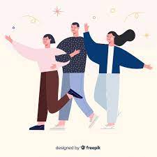 几十种插画设计人物姿势参考 优优教程网 uiiiuiii com in 2020 vector illustration character vector character design hug illustration