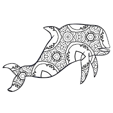The world without animals would be dull and we would probably have fewer cartoons with animals. 30 Free Printable Geometric Animal Coloring Pages The Cottage Market