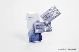 White Smartphone With Business Card Mockup In 2020 Business Card Mock Up Vertical Business Cards Business Christmas Cards