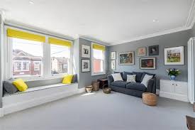 An Inspirational Image From Farrow And Ball Manor House Grey In A South Facing Room Farrow Ball Red Sofa Room