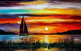 Find over 100+ of the best free sunset landscape images. Sunset Landscape Paintings