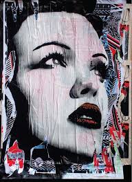 Black And White Graffiti Art Rone Aus Black White Women Faces Stencils Paintbrush Street Art Street Art Graffiti Urban Art