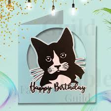 Check out our cat birthday card selection for the very best in unique or custom, handmade pieces from our поздравительные открытки shops. Gorgeous Cat Birthday Card Cut File 3 Fable Guild