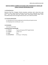 Senarai tema sambutan hari guru di malaysia setiap tahun. Kertas Kerja Hari Guru