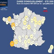 Météo france annonce la météo du jour sur nice via les images satellite, suivi des pluies les prévisions météo à 5 jours pour nice. Actualites Meteo Annee 2020 Un Ensoleillement Marque En France 22 11 2020