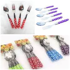 Sendok garpu yang kami jual merupakan produk asli dan original bergaransi. Sendok Polkadot Murah Lusinan Shopee Indonesia