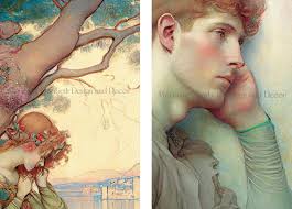 Fairytale Dreamland Whimsical Printable Gallery Wall Illustrations