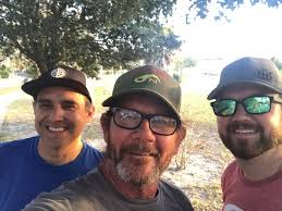 Disc golfing with godfather for 81 holes