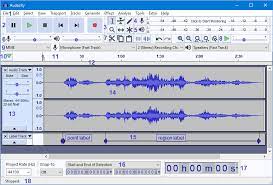 The menu system at the top is clearly laid out and labeled well. Audacity Manual