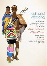 Digital Printable African Traditional Wedding Invitations Printabledigitalinvitation Afric Traditional Wedding Invitations Traditional Wedding Zulu Wedding