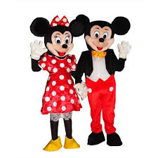 Giant Mickey And Minnie Mouse Mascot Costume Set Costume Party World Buffalo bill's wild west show with mickey and friends in disneyland paris. giant mickey and minnie mouse mascot costume set of 2 mascots