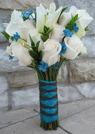 Flower Arrangements Floral Decoration Teal Wedding Flowers Prom Flowers Wedding Bouquets