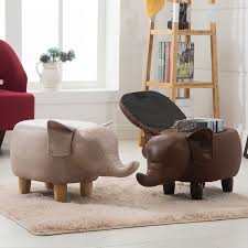 Animal Footstool 2private Label Single Color Fabric Home Pet Stool Cute Furniture Furniture Kids Furniture