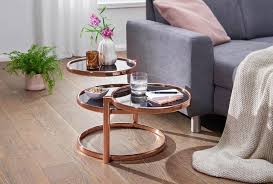 Couchtisch, holz und glas kaffee tisch modernen. Wohnling Couchtisch Susi Mit 3 Tischplatten Kaufland De