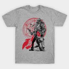 As the writing is the formula for the fire alchemist. Alchemist Brothers Fullmetal Alchemist T Shirt The Shirt List