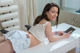 Free Porn Pics of Izi Ashley in knee socks posing for you -  MyPornstarBook.net