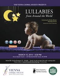 March 2015 Our Family Concert With Our Awesome Partners The Mosby Woods Elementary School S Chorus Choral Society Choral Lullabies