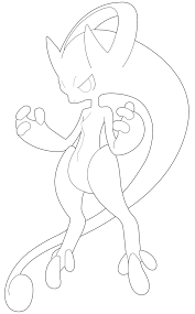 Your task in this game is to color for mewtwo. Mega Mewtwo Y Pokemon Coloring Pages