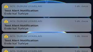 Test alert notification evde kal türkiye. Apfq4kmskzkzhm