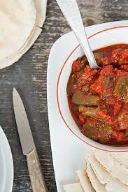 Matbucha Marocchina Ricetta North Africa Vegetarian Ricette Cucina Marocchina E Ricette Marocchine