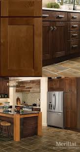 Merillat Classic Tolani In Oak Pecan Kitchen Cabinet Design Small Kitchen Pantry Living Room Kitchen