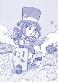 Hat Kid Sketch By Artofrisu A Hat In Time Hat In Time Kids Sketch