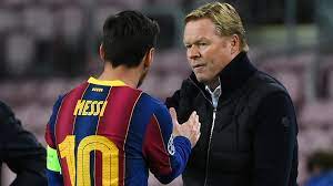 (cnn) barcelona manager ronald koeman called lionel messi the most important player in the club's history after the argentine made his 767th appearance for the catalan team on monday. Video Rosige Zukunft Barcelona Coach Ronald Koeman Glaubt An Messi Verbleib Goal Com