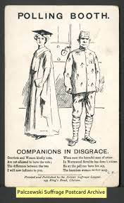 058a Polling Booth Companions In Disgrace Front By Artists Suffrage League