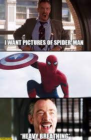 I Want Pictures Of Spiderman Heavy Breathing Civil War Starecat Com