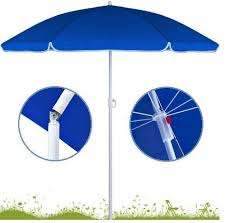 Folding Beach Umbrella Adjustable Travel Garden Parasol Patio Tilt Sun Shade O2m Unbranded Compactfoldingbeachpatioparas Garden Parasols Patio Beach Umbrella