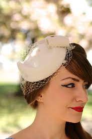 Cici Marie Vintage Bridal Hair Retro Hairstyles Wedding Hats